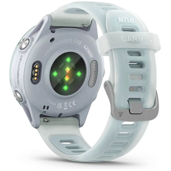 Смарт-часы Garmin Forerunner 570 42mm Cloud Blue Aluminum w. Translucent Whitestone/Cloud Blue Band (010-02970-01/41) ГАРАНТИЯ 3 мес.