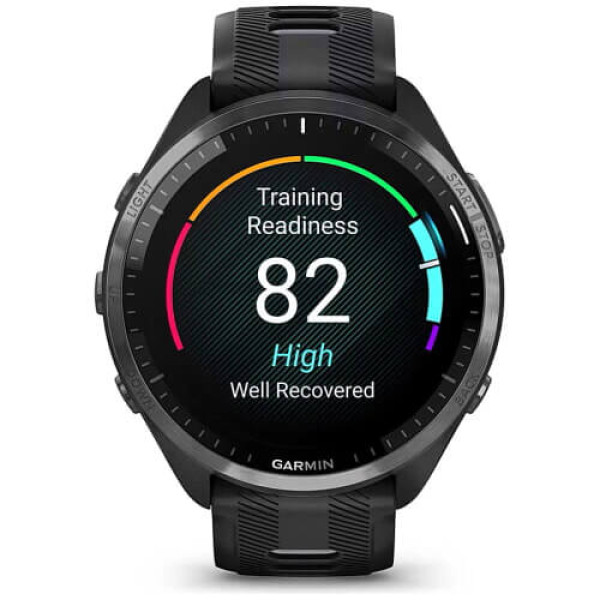 Смарт-часы Garmin Forerunner 965 Carbon Gray Titanium Bezel w. Blk Case Blk/Powder Gray S. Band (010-02809-00/10/80) ГАРАНТИЯ 12 мес.