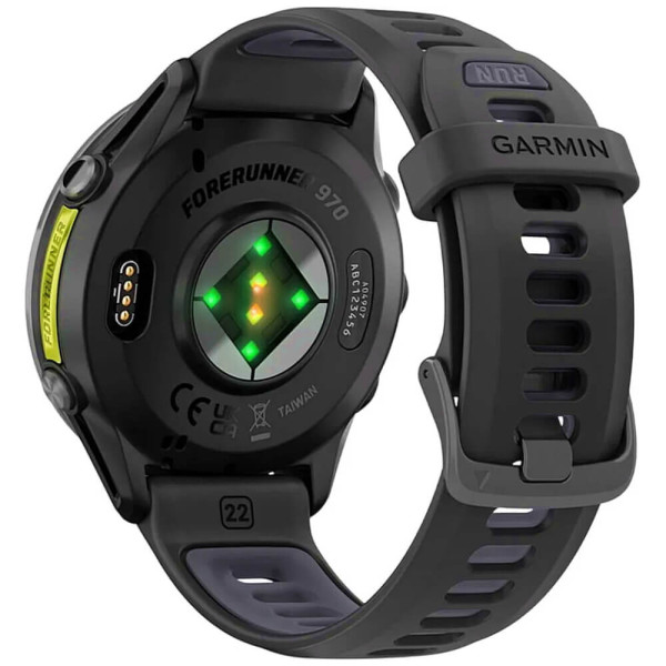 Смарт-часы Garmin Forerunner 970 Carbon Gray DLC Titanium w. Black Case and Black/Translucent W. Band (010-02969-00/10) ГАРАНТИЯ 12 мес.