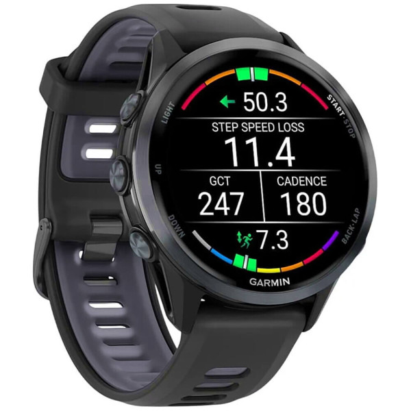 Смарт-часы Garmin Forerunner 970 Carbon Gray DLC Titanium w. Black Case and Black/Translucent W. Band (010-02969-00/10) ГАРАНТИЯ 12 мес.