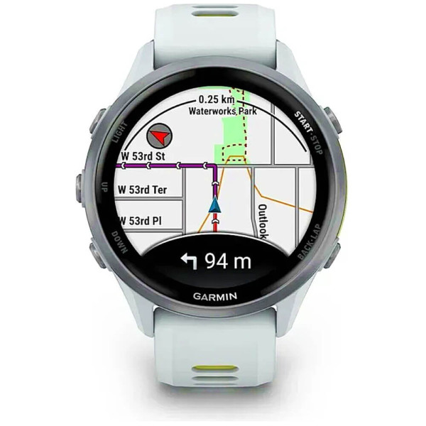Смарт-часы Garmin Forerunner 970 Titanium w. Whitestone Case and Whitestone/T. Amp Yellow Band (010-02969-01/11) ГАРАНТИЯ 3 мес.