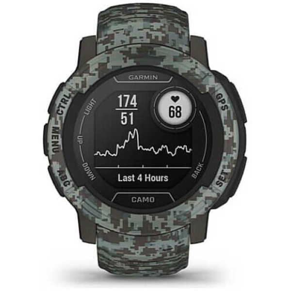 Смарт-часы Garmin Instinct 2 Camo Edition Graphite Camo (010-02626-13) ГАРАНТИЯ 3 мес.