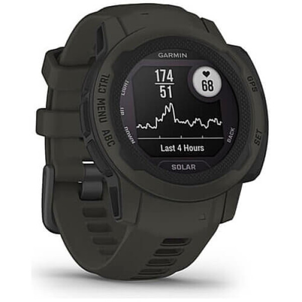 Смарт-часы Garmin Instinct 2S Solar Graphite (010-02564-10) ГАРАНТИЯ 3 мес.