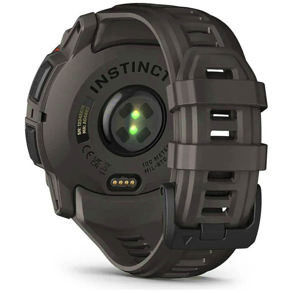 Смарт-часы Garmin Instinct 3 50mm Solar Black with Charcoal Band (010-02935-00) ГАРАНТИЯ 12 мес.