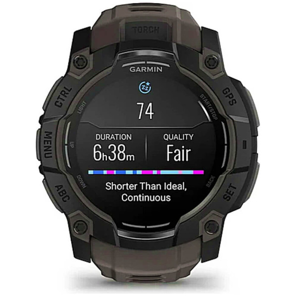 Смарт-часы Garmin Instinct 3 50mm AMOLED Black with Charcoal Band (010-03020-00) ГАРАНТИЯ 12 мес.