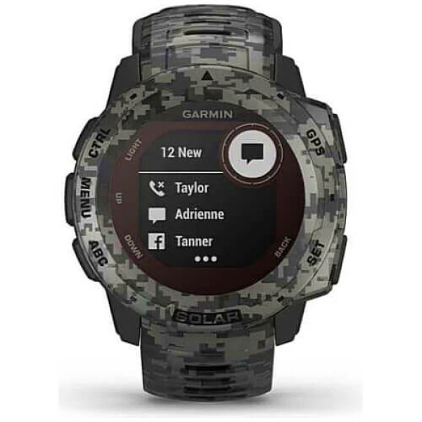 Смарт-часы Garmin Instinct Solar Graphite Camo (010-02293-15) ГАРАНТИЯ 12 мес.
