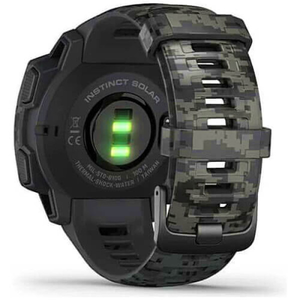 Смарт-часы Garmin Instinct Solar Graphite Camo (010-02293-15) ГАРАНТИЯ 12 мес.