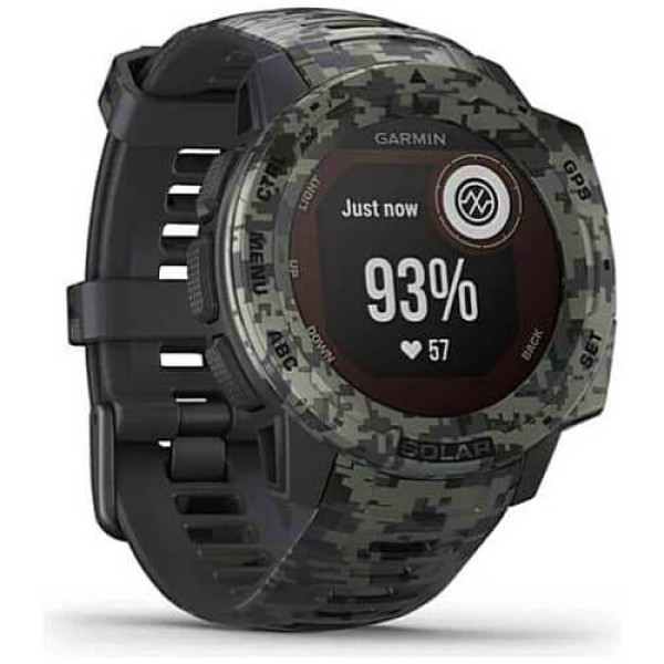 Смарт-часы Garmin Instinct Solar Graphite Camo (010-02293-15) ГАРАНТИЯ 3 мес.