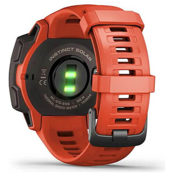 Смарт-часы Garmin Instinct Solar Flame Red (010-02293-20) ГАРАНТИЯ 3 мес.