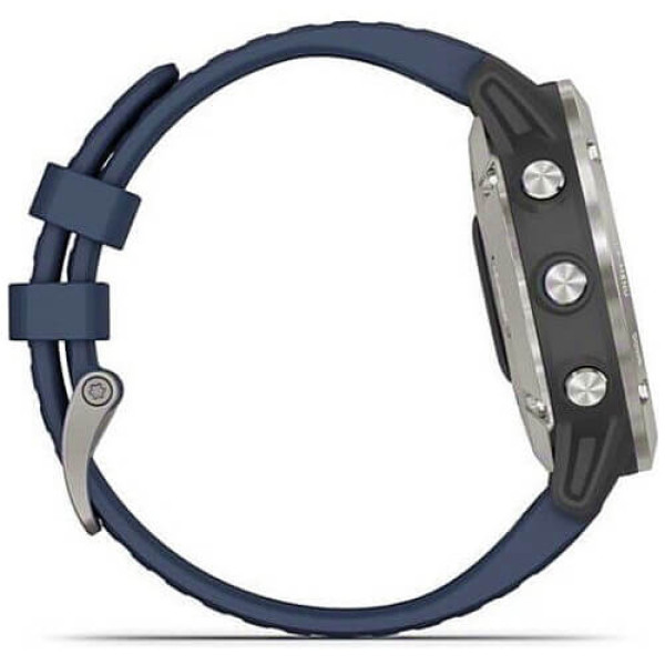 Смарт-часы Garmin quatix 6 Gray with Captain Blue Band (010-02158-90/010-02158-91) ГАРАНТИЯ 12 мес.