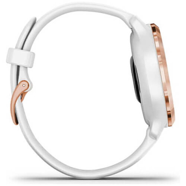 Смарт-часы Garmin Venu 2S Rose Gold Bezel with White Case and Silicone Band (010-02429-13) ГАРАНТИЯ 12 мес.