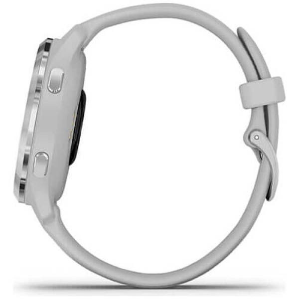 Смарт-часы Garmin Venu 2S Silver Stainless Steel Bezel with Mist Gray Case and Silicone Band (010-02429-12) ГАРАНТИЯ 12 мес.