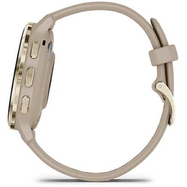 Смарт-часы Garmin Venu 3S Soft Gold S. Steel Bezel with French Gray Case and S. Band (010-02785-02) ГАРАНТИЯ 3 мес.