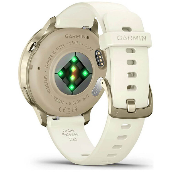 Смарт-часы Garmin Venu 4 41mm Lunar Gold with Bone Silicone Band (010-03013-00/40) ГАРАНТИЯ 3 мес.