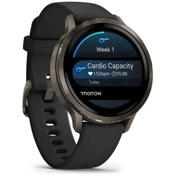 Смарт-часы Garmin Venu 4 41mm Slate with Black Silicone Band (010-03013-02) ГАРАНТИЯ 12 мес.