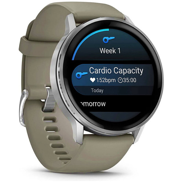Смарт-часы Garmin Venu 4 45mm Silver with Silver Gray Silicone Band (010-03014-01) ГАРАНТИЯ 3 мес.