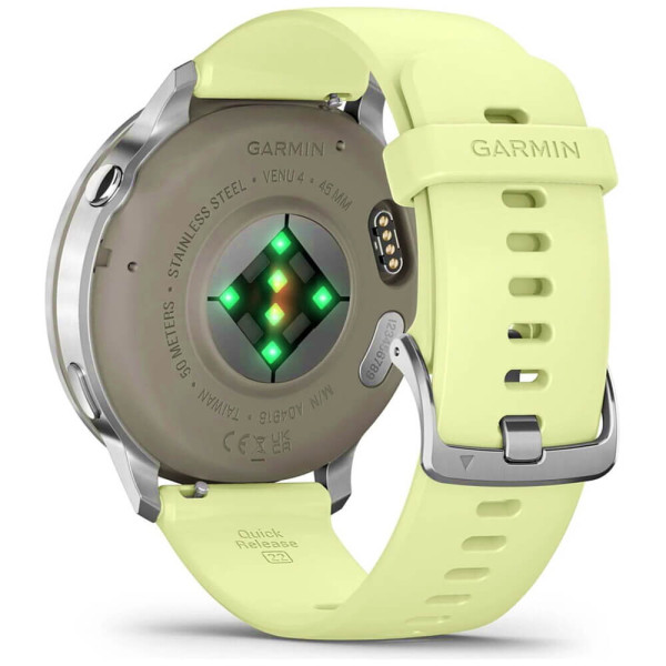 Смарт-часы Garmin Venu 4 45mm Silver with Citron Silicone Band (010-03014-02/42) ГАРАНТИЯ 12 мес.
