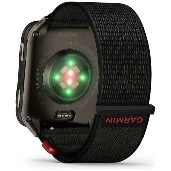 Смарт-часы Garmin Venu X1 Black with Slate Titanium Caseback and Black ComfortFit Nylon Band (010-02980-00/02) ГАРАНТИЯ 3 мес.