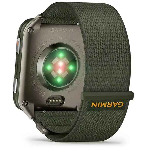 Смарт-часы Garmin Venu X1 Moss with Titanium Caseback and Moss ComfortFit Nylon Band (010-02980-01/03) ГАРАНТИЯ 12 мес.