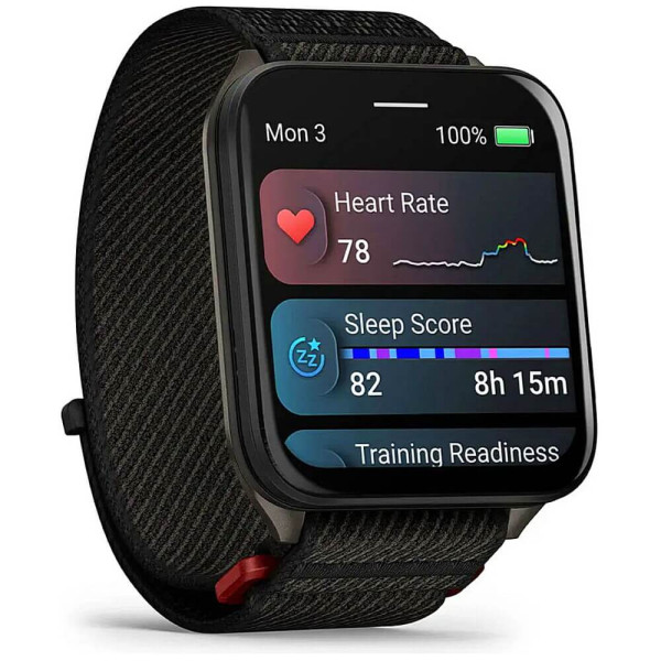 Смарт-часы Garmin Venu X1 Black with Slate Titanium Caseback and Black ComfortFit Nylon Band (010-02980-00/02) ГАРАНТИЯ 3 мес.
