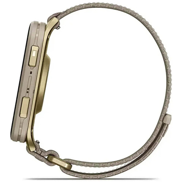 Смарт-часы Garmin Venu X1 Soft Gold Titanium and French Grey Nylon (010-02980-33/08) ГАРАНТИЯ 12 мес.