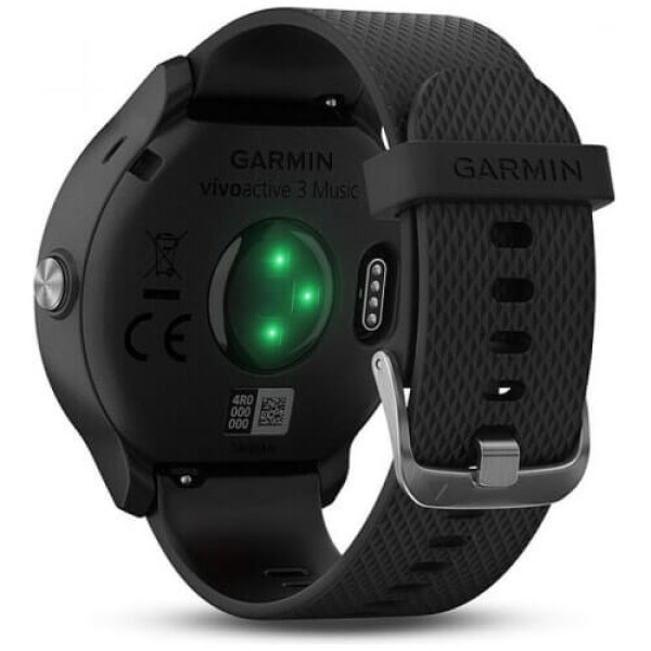 Смарт-часы Garmin Vivoactive 3 Music Black with Stainless Hardware (010-01985-03) ГАРАНТИЯ 12 мес.