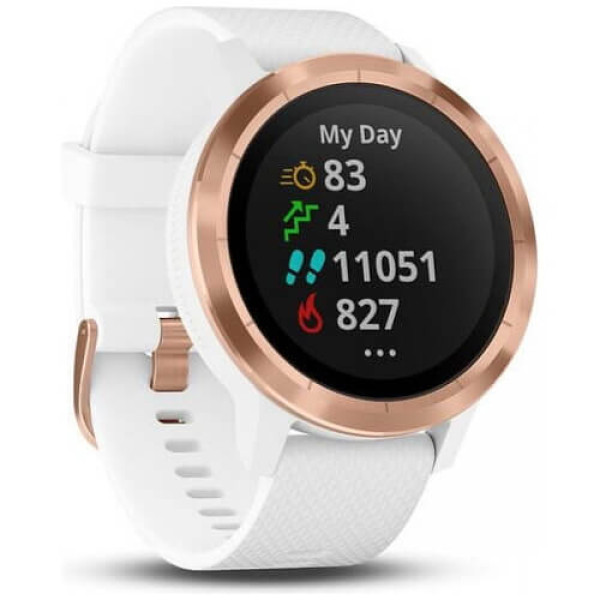 Смарт-часы Garmin Vivoactive 3 White with Rose Gold Hardware White (010-01769-07) ГАРАНТИЯ 12 мес.