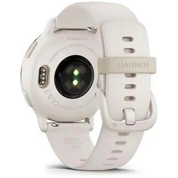 Смарт-часы Garmin vivoactive 5 Cream Gold Aluminum Bezel with Ivory Case and Silicone Band (010-02862-11) ГАРАНТИЯ 3 мес.
