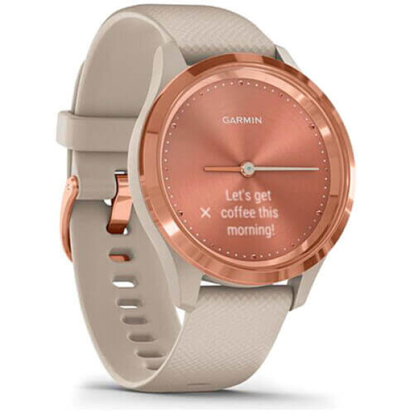 Смарт-часы Garmin Vivomove 3S Sport Rose-Tundra Silicone (010-02238-22) ГАРАНТИЯ 3 мес.