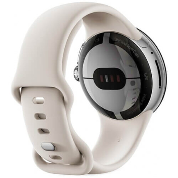 Смарт-часы Google Pixel Watch LTE Polished Silver Case/Chalk Active Band ГАРАНТИЯ 12 мес.
