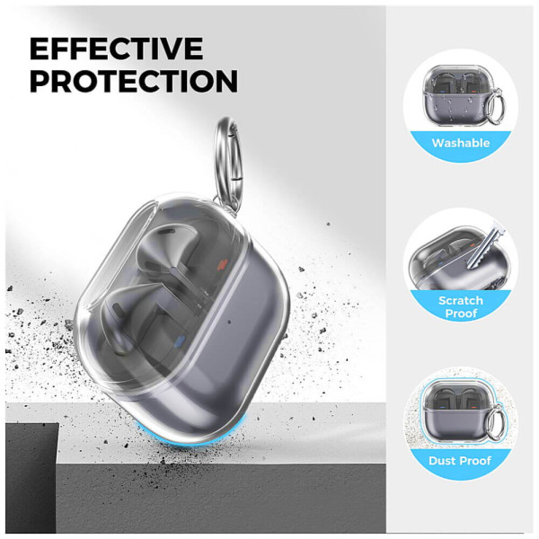 Чехол AhaStyle Transparent TPU Case for Samsung Galaxy Buds 3 FE/3/3 Pro Clear (WG162-CR-CH)