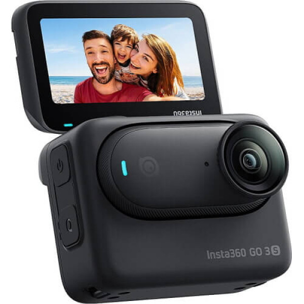 Экшн-камера Insta360 GO 3S 4K Standard Bundle 128GB Black (CINSAATA_GO3S13)
