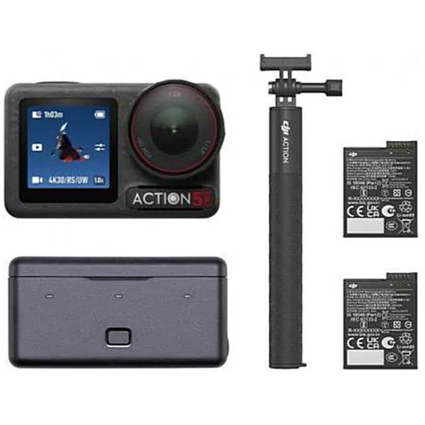 Экшн-камера DJI Osmo Action 5 Pro Adventure Combo (CP.OS.00000378.01, CP.OS.00000350.01) ГАРАНТИЯ 3 мес.