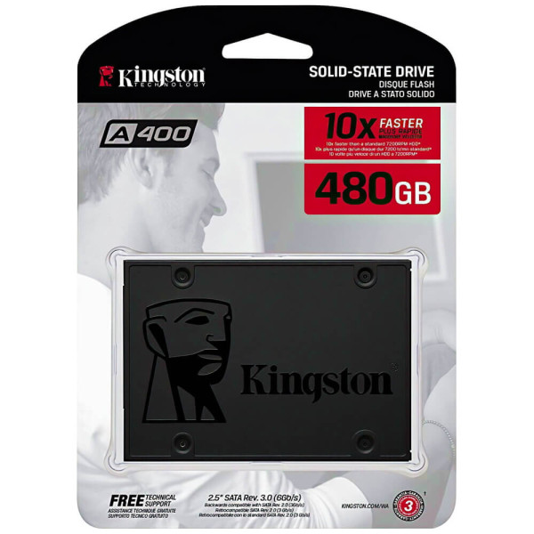 SSD-накопитель Kingston A400 480 GB (SA400S37/480G)