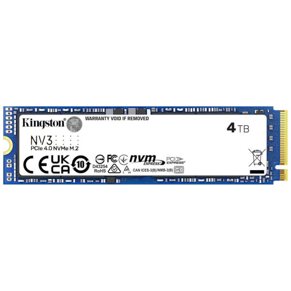 SSD-накопитель Kingston NV3 4TB (SNV3S/4000G)