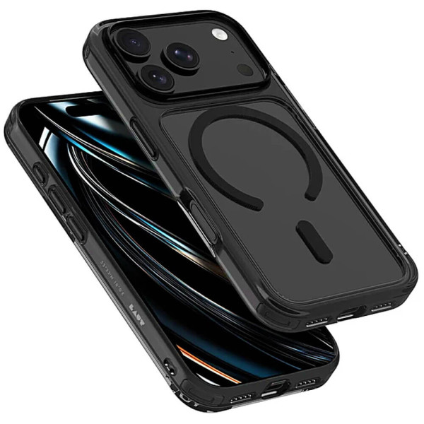 Чехол LAUT CRYSTAL FLURO for iPhone 18 Pro MagSafe Black (L_IP26B_CF_BK)