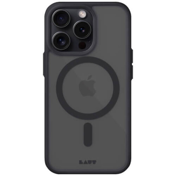 Чехол-накладка LAUT HUEX PROTECT for iPhone 15 Pro with MagSafe Black (L_IP23B_HPT_BK)