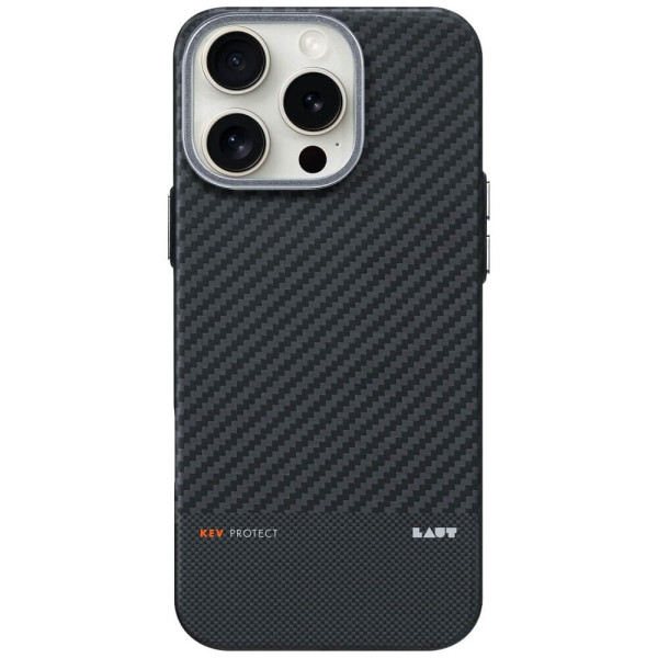 Чехол-накладка LAUT KEV PROTECT for iPhone 16 Pro Black (L_IP24B_KE_BK)
