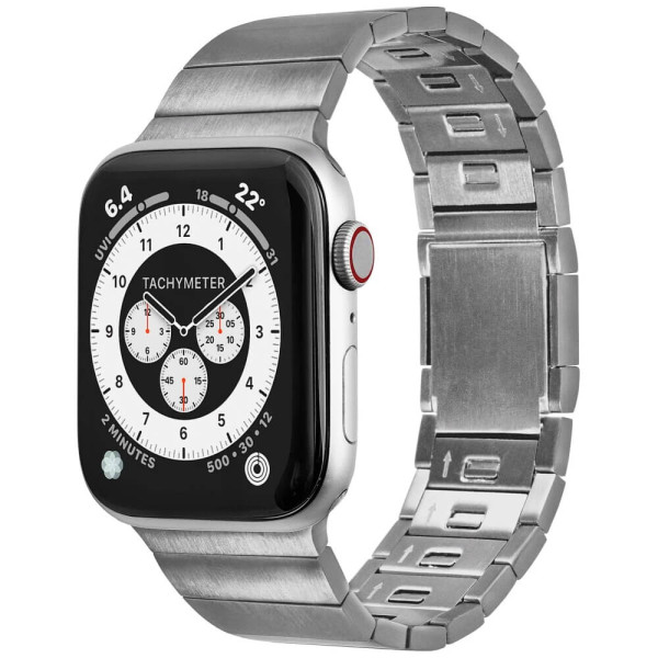 Ремешок LAUT LINKS 2.0 for Apple Watch 44/45/46/49mm Silver (L_AWL_L2_SL)