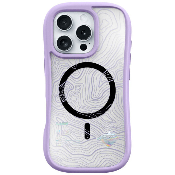 Чехол-накладка LAUT POP ADVENTURE for iPhone 16 Pro Max MagSafe Purple (L_IP24D_PA_PU)