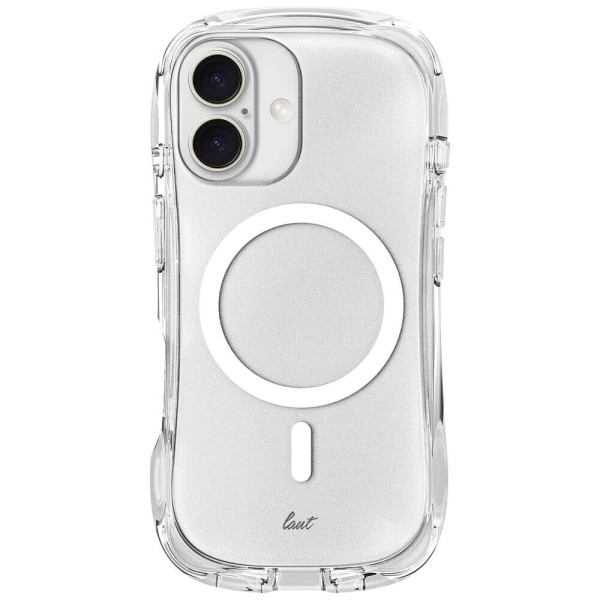 Чехол-накладка LAUT POP LUME for iPhone 16 MagSafe Clear (L_IP24A_PL_UC)