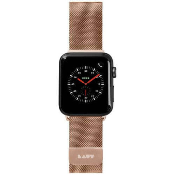 Ремешок Laut STEEL LOOP for Apple Watch 44/45/46/49mm Gold (LAUT_AWL_ST_GD)