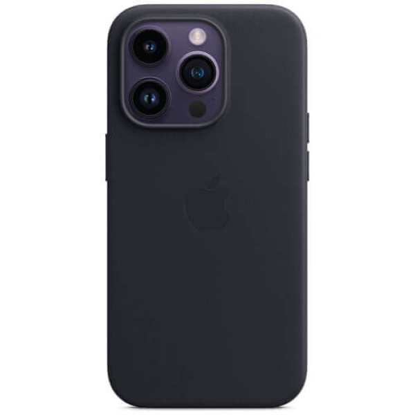 Чехол-накладка Apple iPhone 14 Pro Max Leather Case with MagSafe Midnight (MPPM3)