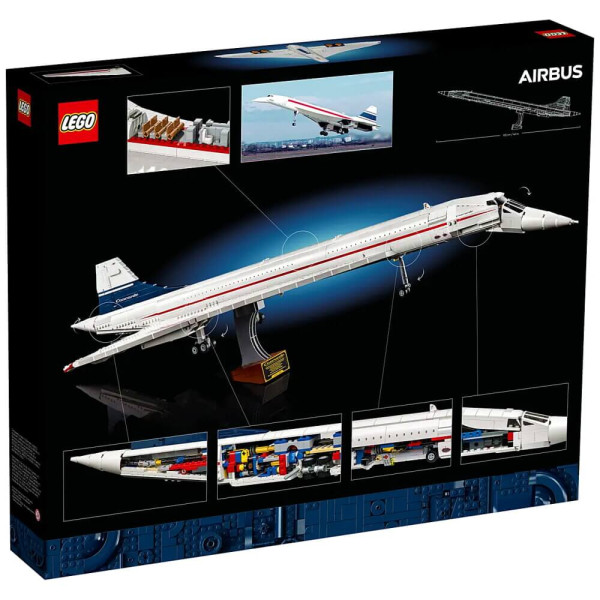 Блочный конструктор LEGO Icons Конкорд (10318)