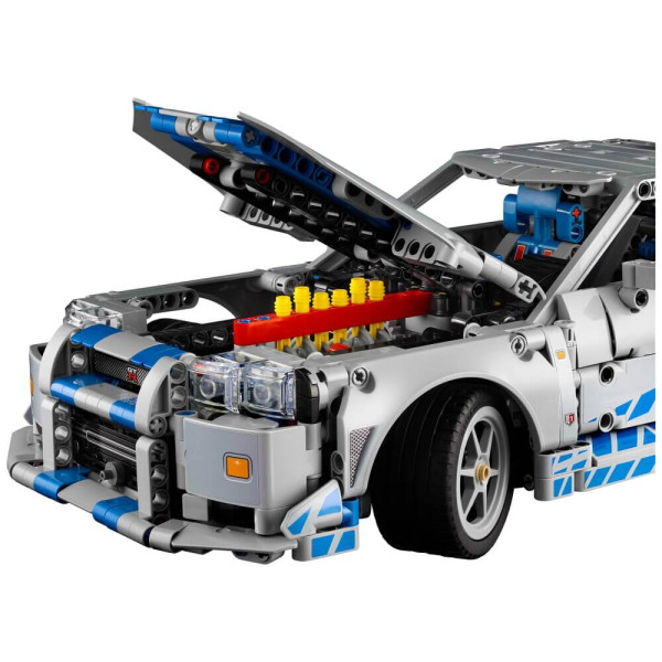 Авто-конструктор LEGO Technic Двойной форсаж Nissan Skyline GT-R (R34) (42210)