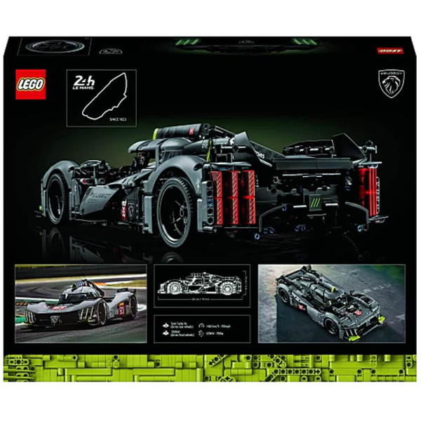 Авто-конструктор LEGO Technic Peugeot 9X8 24H Le Mans Hybrid Hypercar (42156)