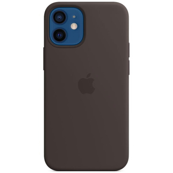 Чехол-накладка Apple iPhone 12 Mini Silicone Case with MagSafe Black (MHKX3)