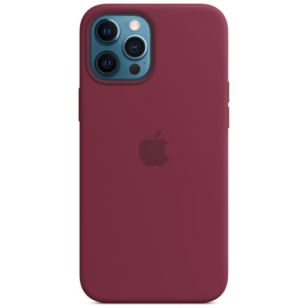 Чехол-накладка Apple iPhone 12 Pro Max Silicone Case with MagSafe Plum (MHLA3)
