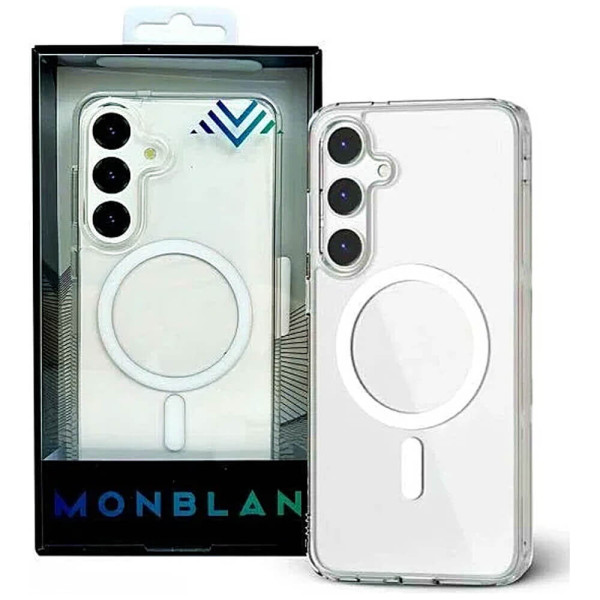 Чехол Monblan for Samsung S26 Magnetic Crystal Series (Transparent)