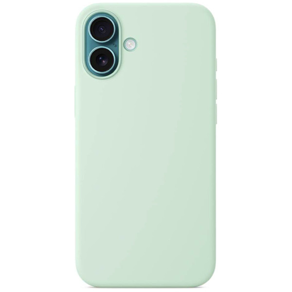 Чехол-накладка Monblan Magnetic Silicone MagSafe for iPhone 16 Aquamarine